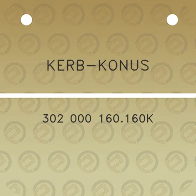 kerb-konus-302-000-160160k