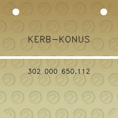 kerb-konus-302-000-650112