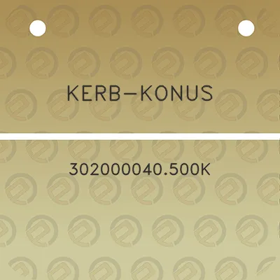 kerb-konus-302000040500k