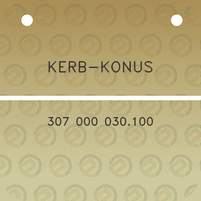 kerb-konus-307-000-030100