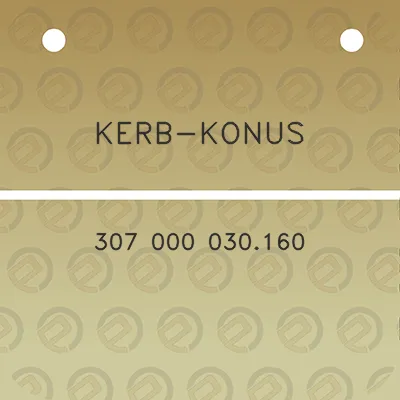 kerb-konus-307-000-030160