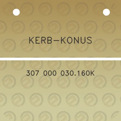 kerb-konus-307-000-030160k