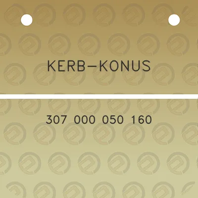 kerb-konus-307-000-050-160