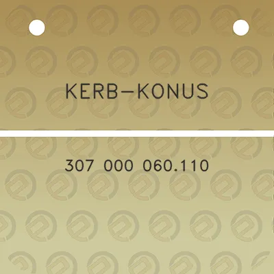 kerb-konus-307-000-060110