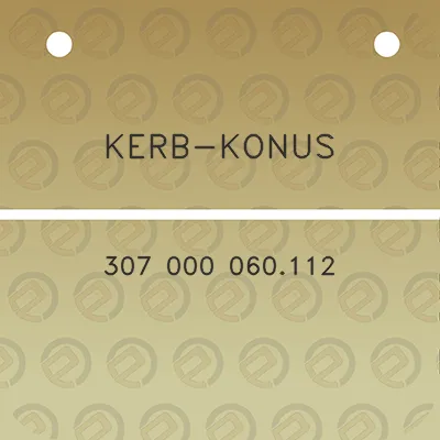 kerb-konus-307-000-060112