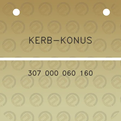 kerb-konus-307-000-060-160