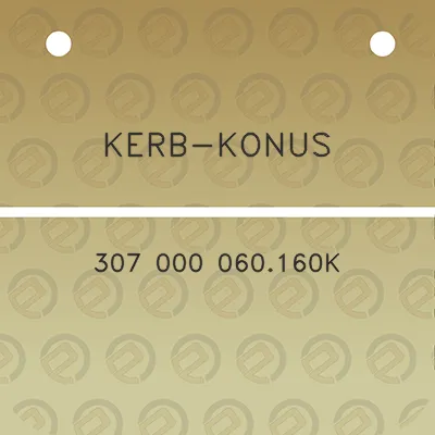 kerb-konus-307-000-060160k