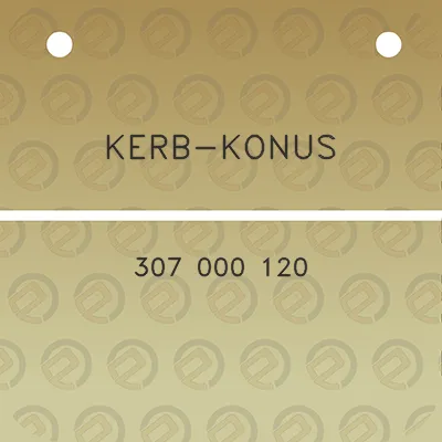 kerb-konus-307-000-120