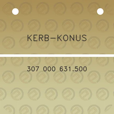 kerb-konus-307-000-631500