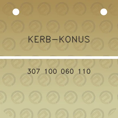 kerb-konus-307-100-060-110