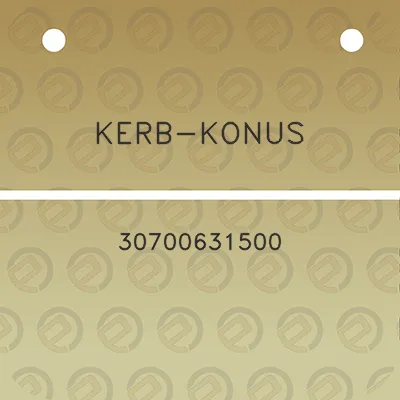 kerb-konus-30700631500