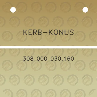 kerb-konus-308-000-030160