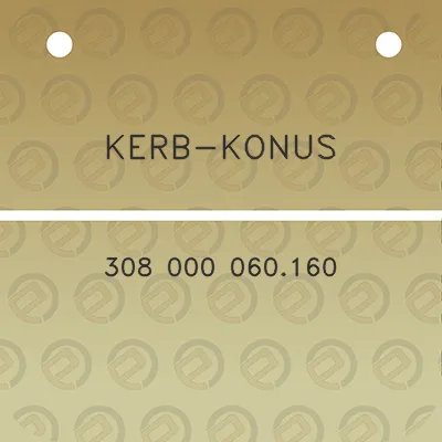 kerb-konus-308-000-060160