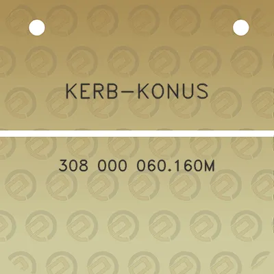 kerb-konus-308-000-060160m