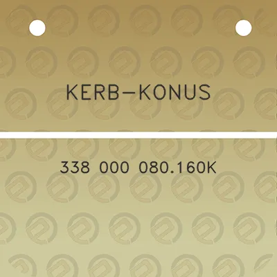 kerb-konus-338-000-080160k