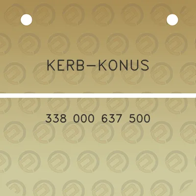 kerb-konus-338-000-637-500