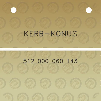 kerb-konus-512-000-060-143