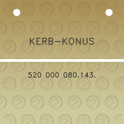 kerb-konus-520-000-080143