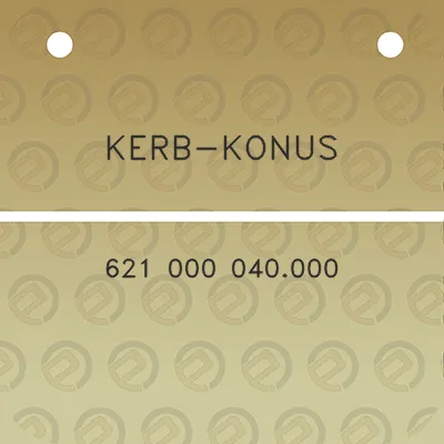 kerb-konus-621-000-040000