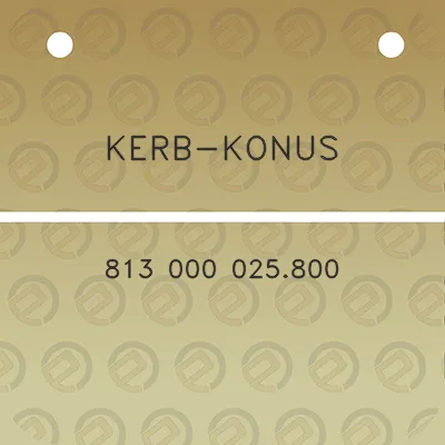 kerb-konus-813-000-025800