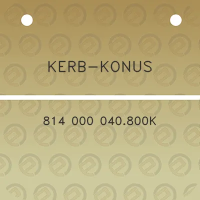 kerb-konus-814-000-040800k