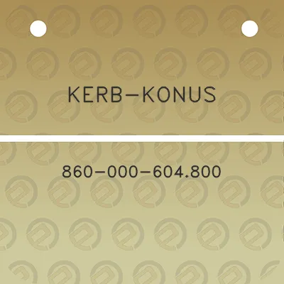 kerb-konus-860-000-604800