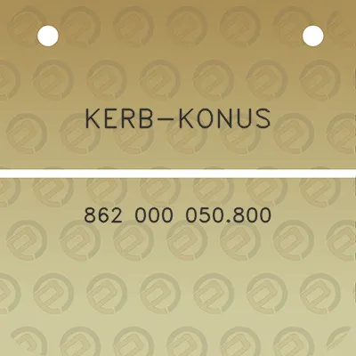 kerb-konus-862-000-050800