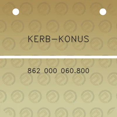 kerb-konus-862-000-060800