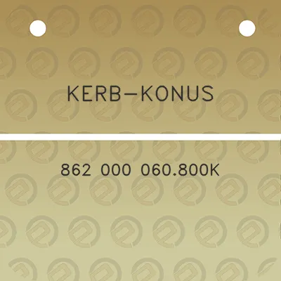 kerb-konus-862-000-060800k