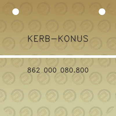 kerb-konus-862-000-080800