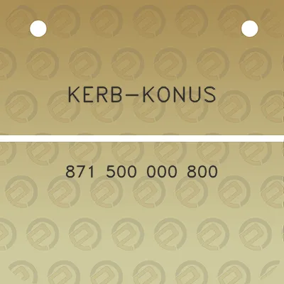 kerb-konus-871-500-000-800