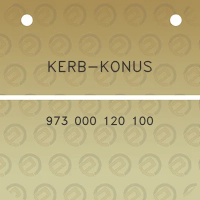 kerb-konus-973-000-120-100