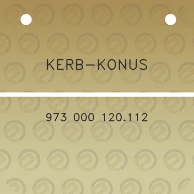 kerb-konus-973-000-120112