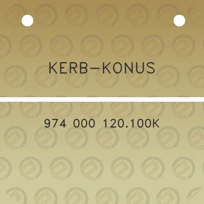 kerb-konus-974-000-120100k