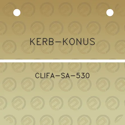 kerb-konus-clifa-sa-530