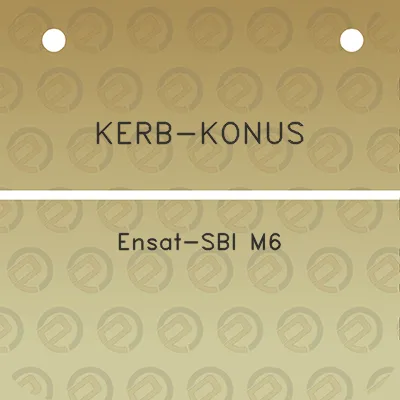 kerb-konus-ensat-sbi-m6