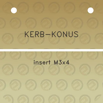 kerb-konus-insert-m3x4