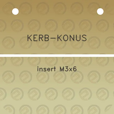 kerb-konus-insert-m3x6