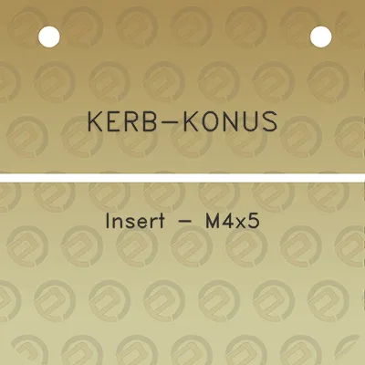 kerb-konus-insert-m4x5