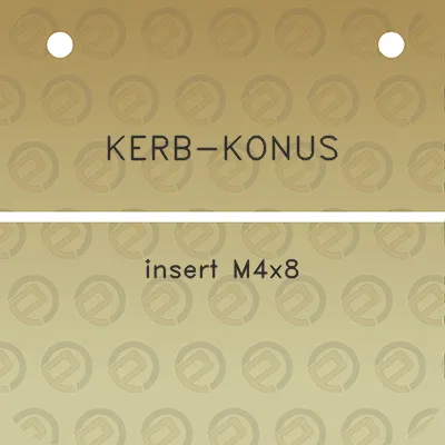 kerb-konus-insert-m4x8