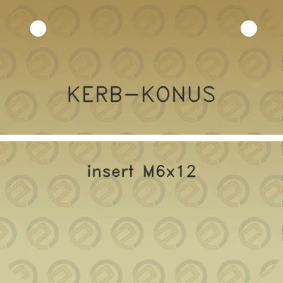 kerb-konus-insert-m6x12