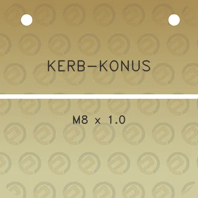 kerb-konus-m8-x-10