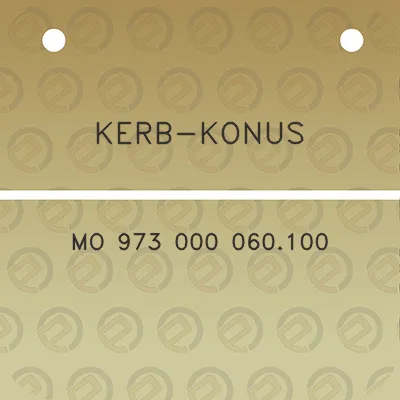 kerb-konus-mo-973-000-060100