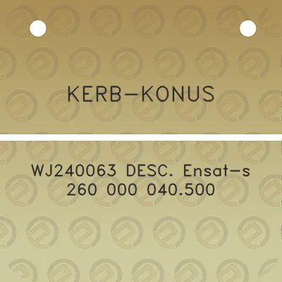 kerb-konus-wj240063-desc-ensat-s-260-000-040500