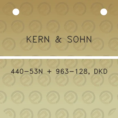 kern-sohn-440-53n-963-128-dkd