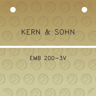 kern-sohn-emb-200-3v