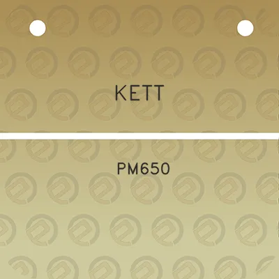 kett-pm650