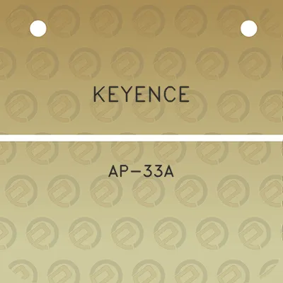 keyence-ap-33a