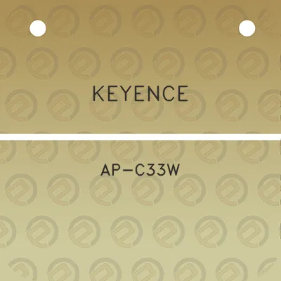 keyence-ap-c33w