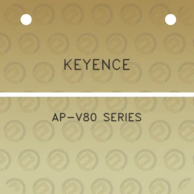 keyence-ap-v80-series